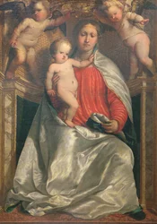 Madonna e Bambino incoronati da due angeli, c.1530